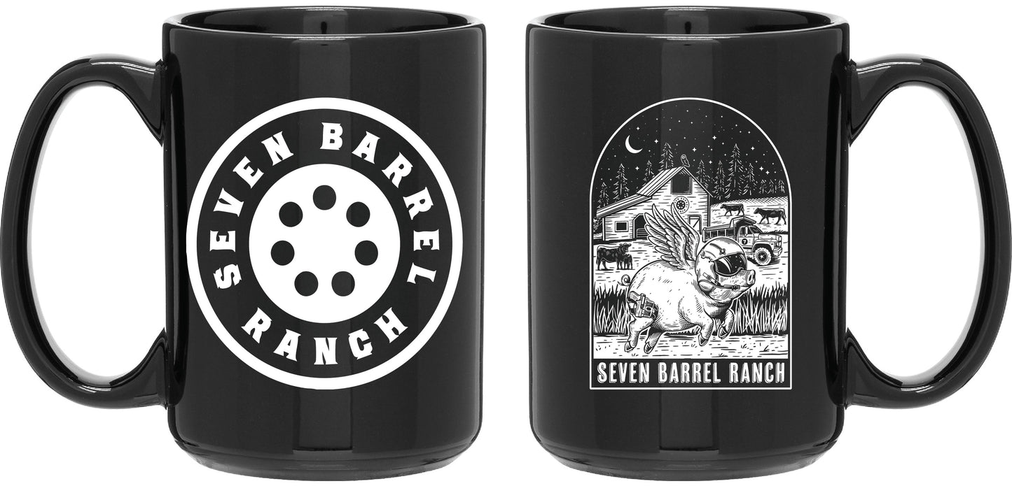 World Famous Flying CowPig 15 oz Coffee Mug