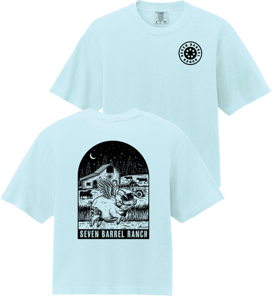 Women's World Famous Flying CowPig T-Shirt