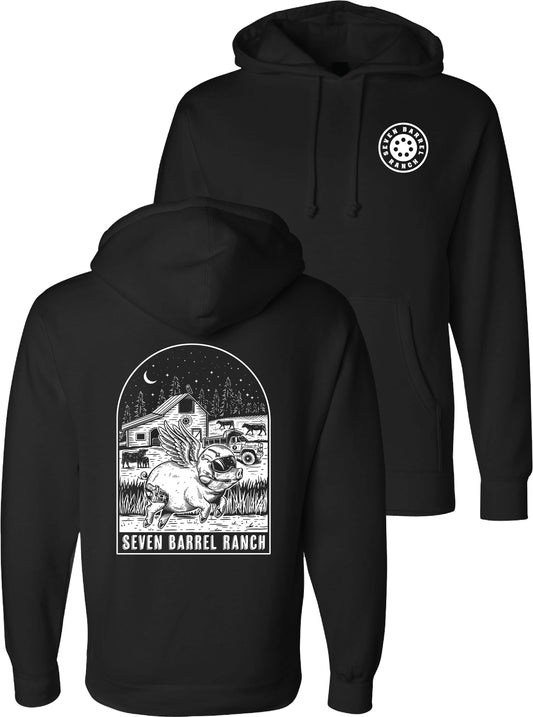 World Famous Flying CowPig Hoodie