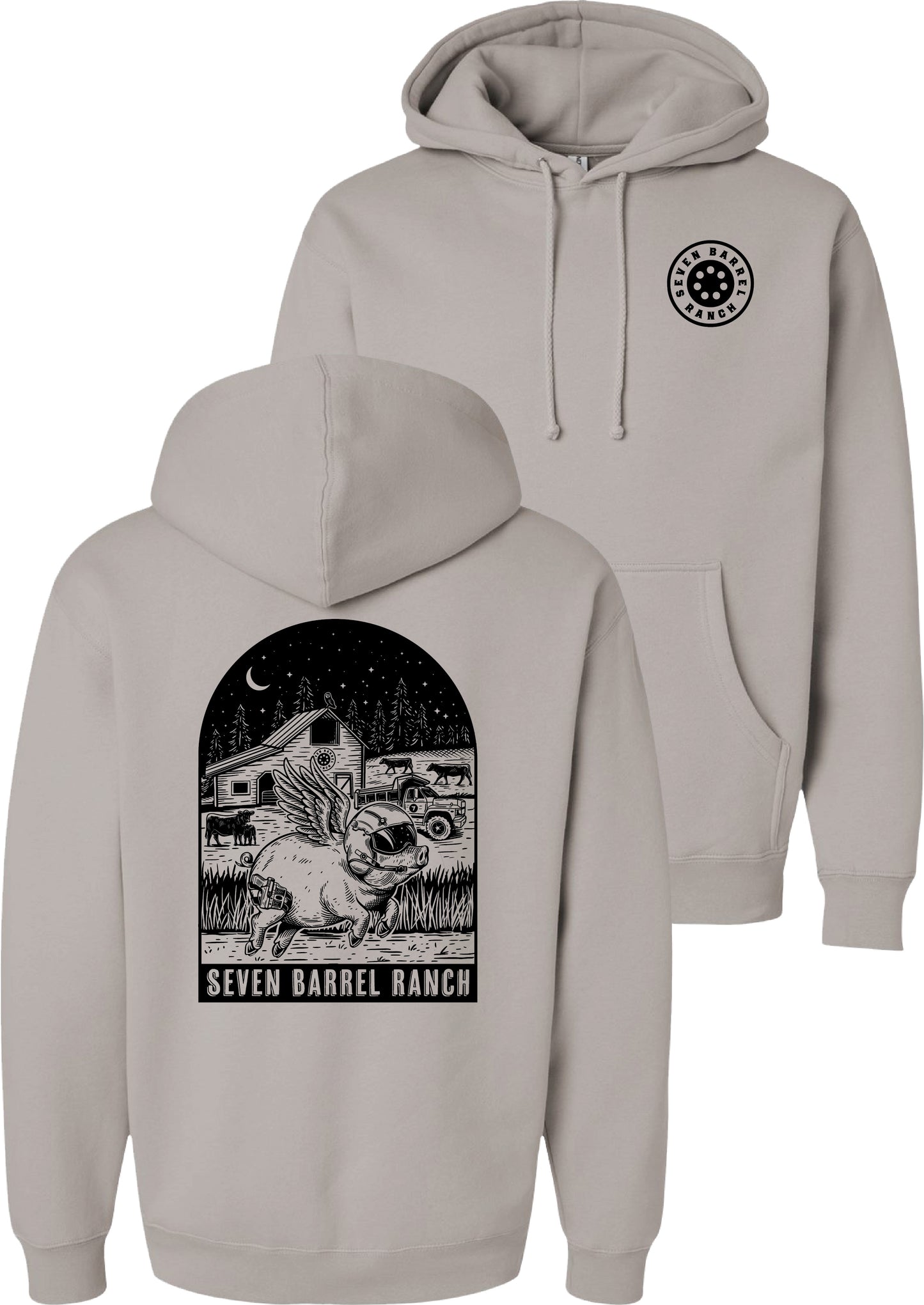 World Famous Flying CowPig Hoodie