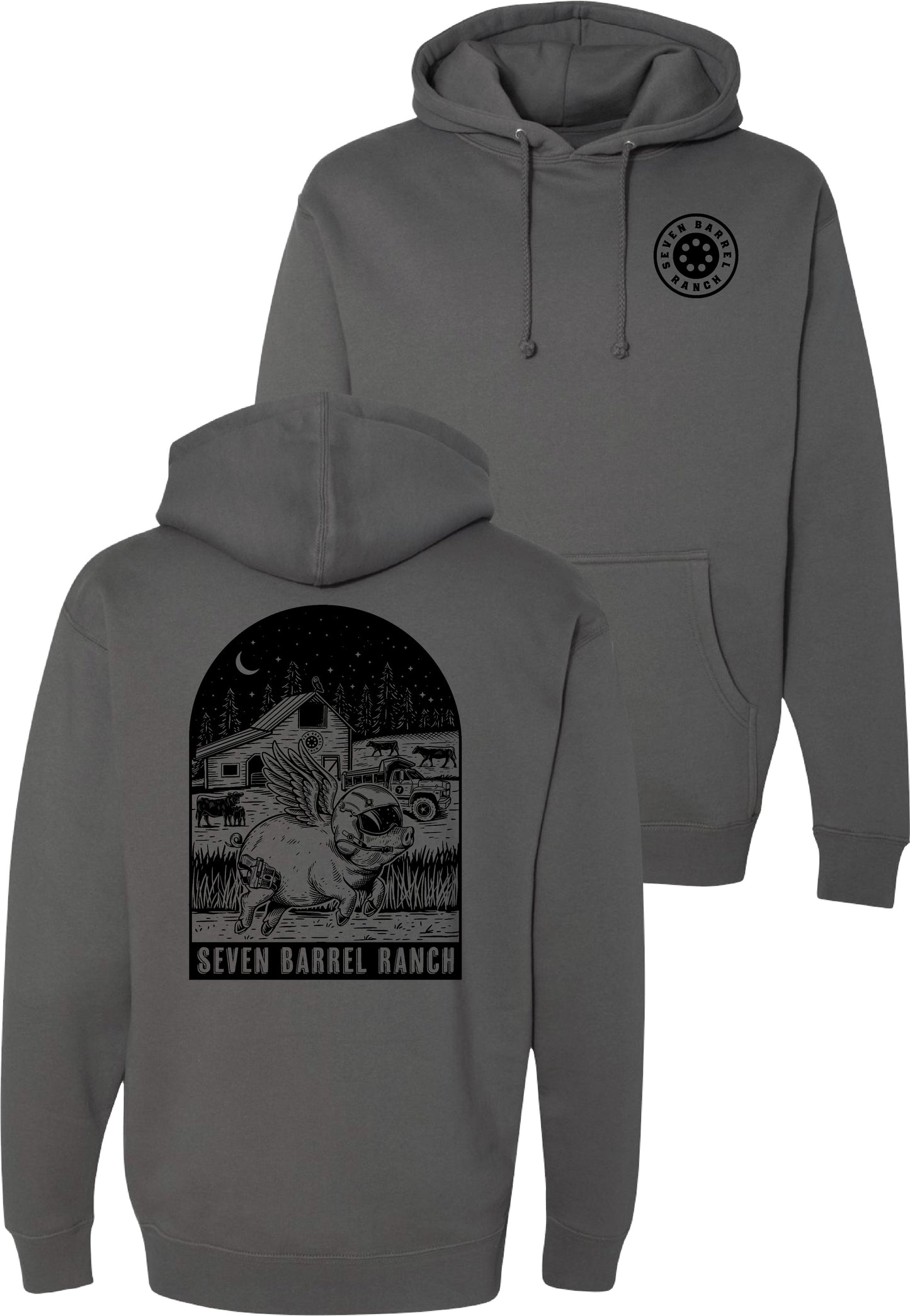 World Famous Flying CowPig Hoodie