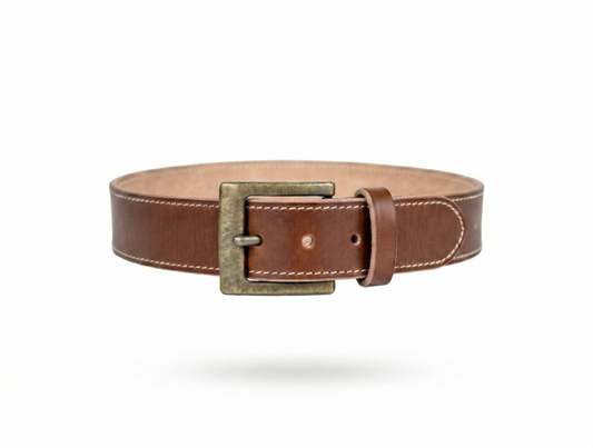 Lined and Stitched Gun Belt