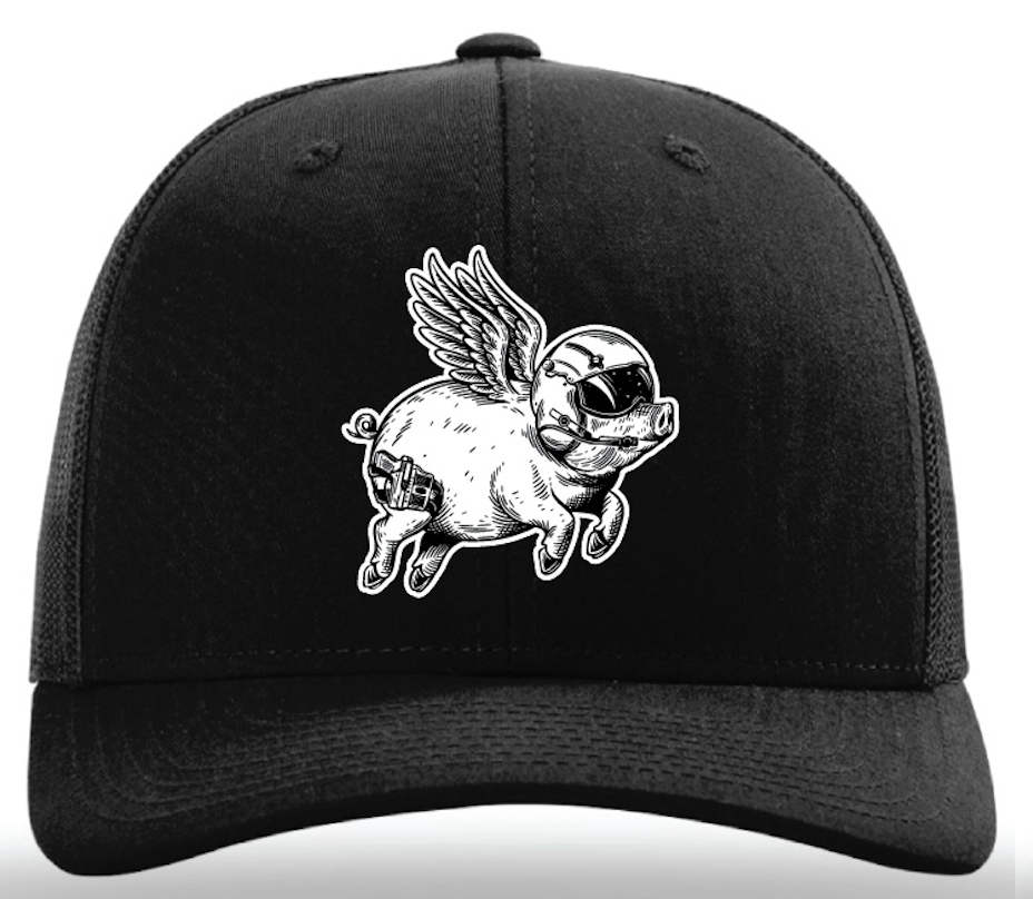 World Famous Flying CowPig Trucker Hat