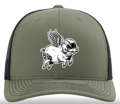 World Famous Flying CowPig Trucker Hat