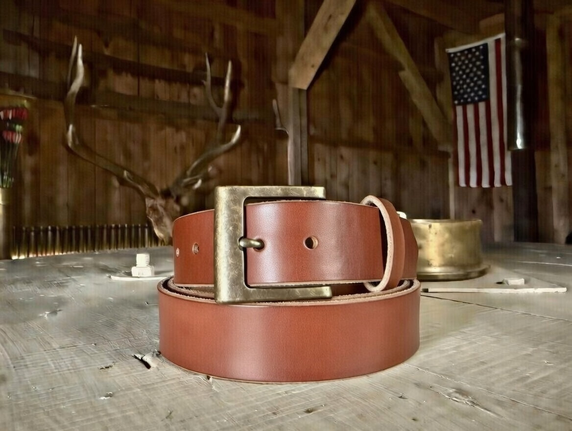 Men's Dress Belt - Single Layer 7 Barrel Ranch, LLC - Dale Stark Men's Dress Belt - Single Layer 7 Barrel Ranch, LLC - Dale Stark